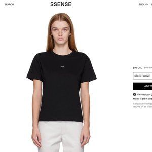 APC black jade t shirt